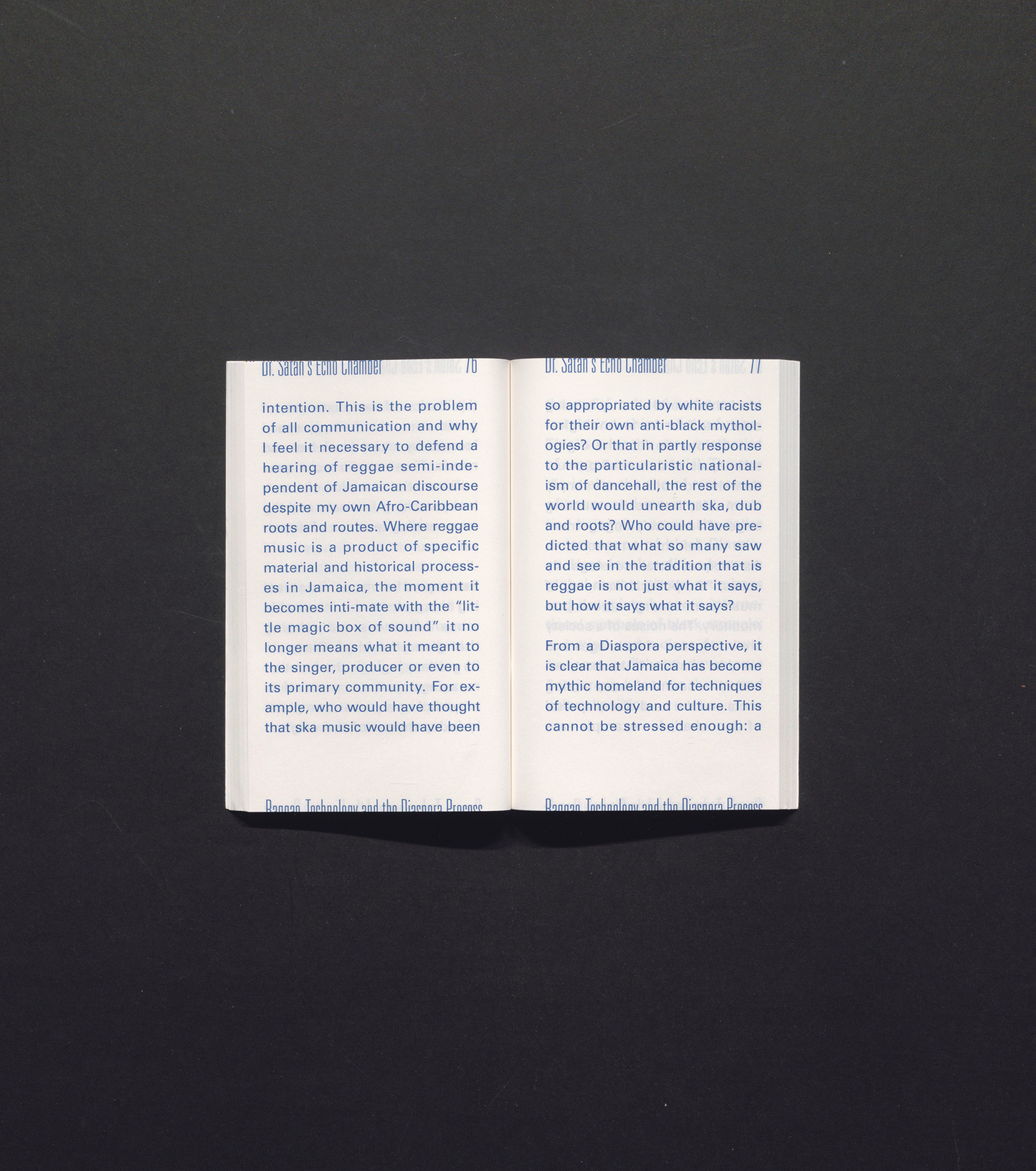 Dr Satan's Echo Chamber - Reggae, technology and diaspora courses