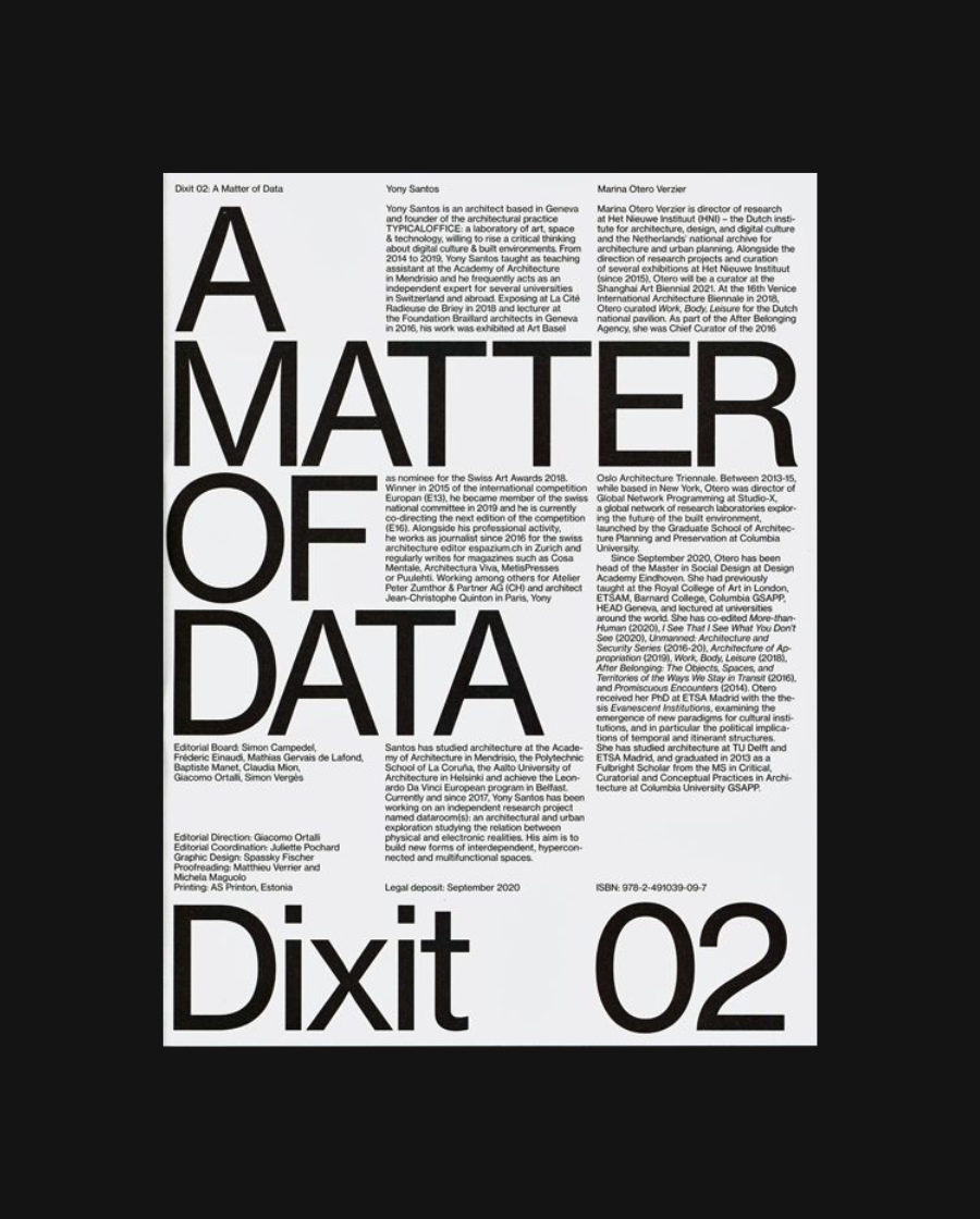 Dixit 02: A Matter Of Data