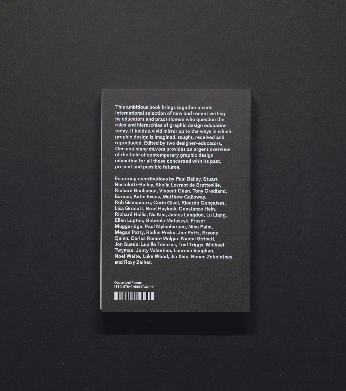 One and Many Mirrors - Perspectives on Graphic Design Education