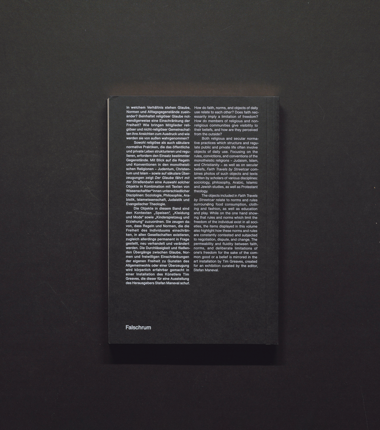 Der Glaube fahrt mit der Straussenbah - Faith Travels by Streetcar