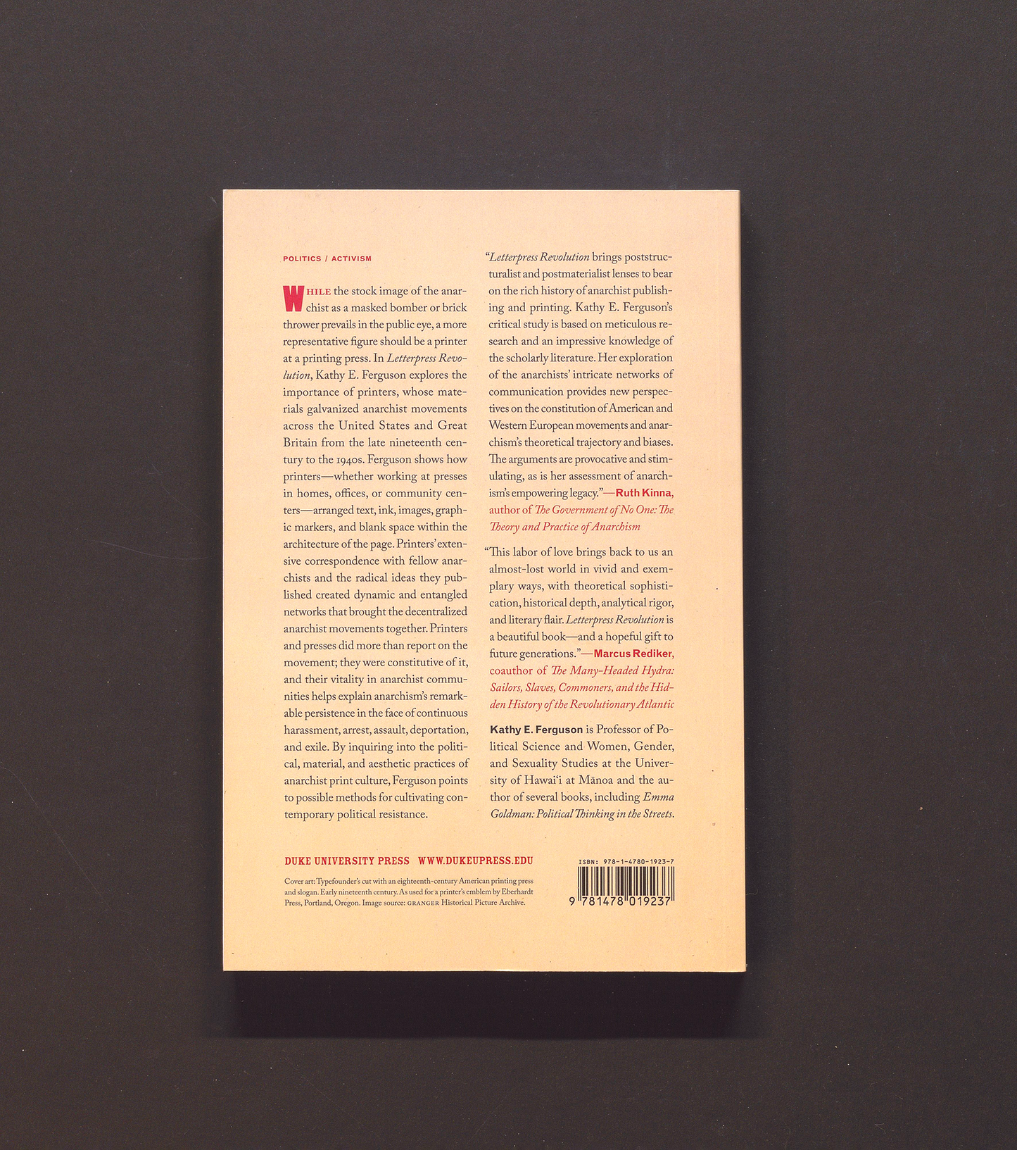 Letterpress Revolution - The Politics of Anarchist Print Culture