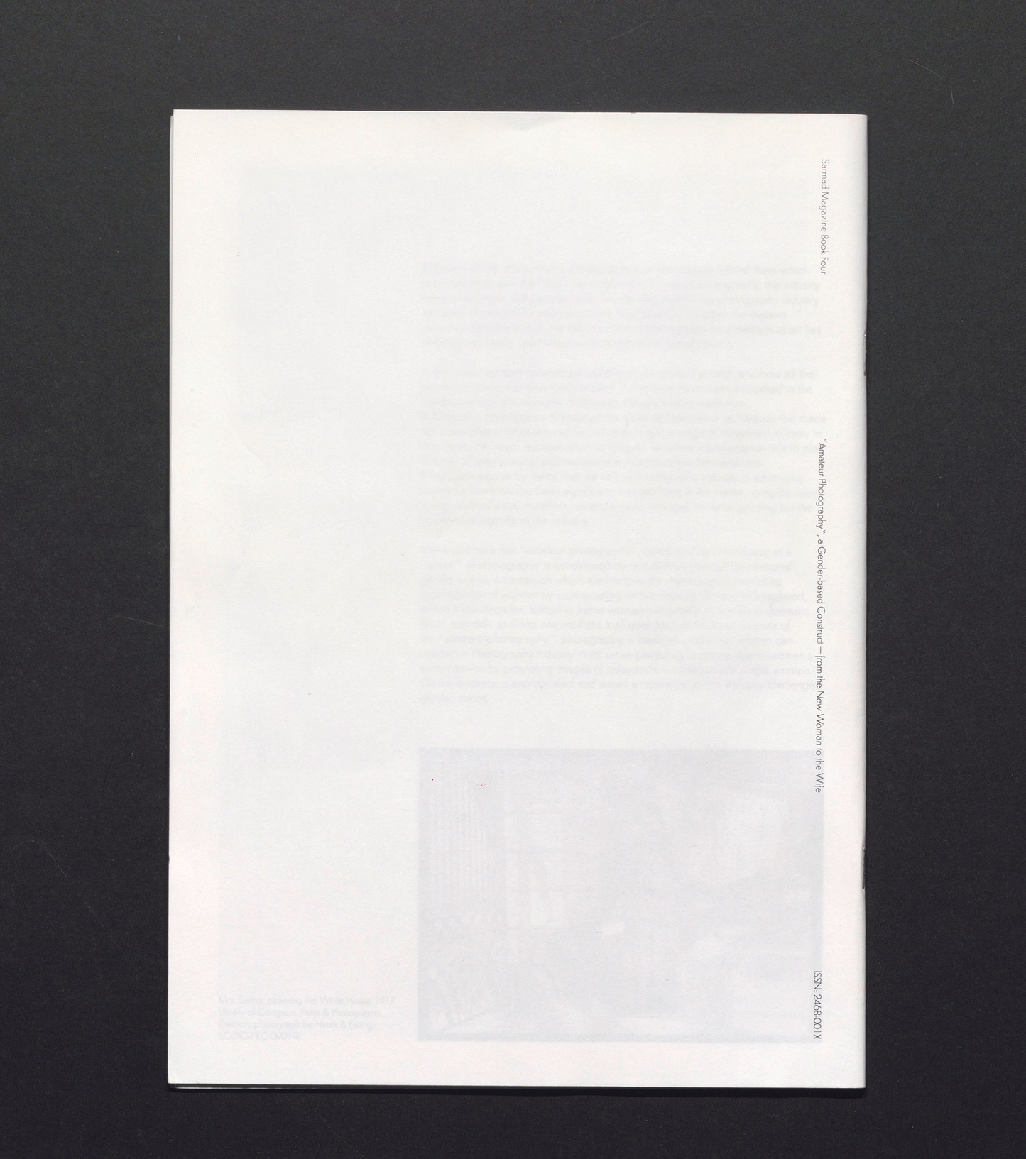 Sarmad Magazine Book Four - "Amateur Photography", a Gender-based Construct from the New Woman to the Wife