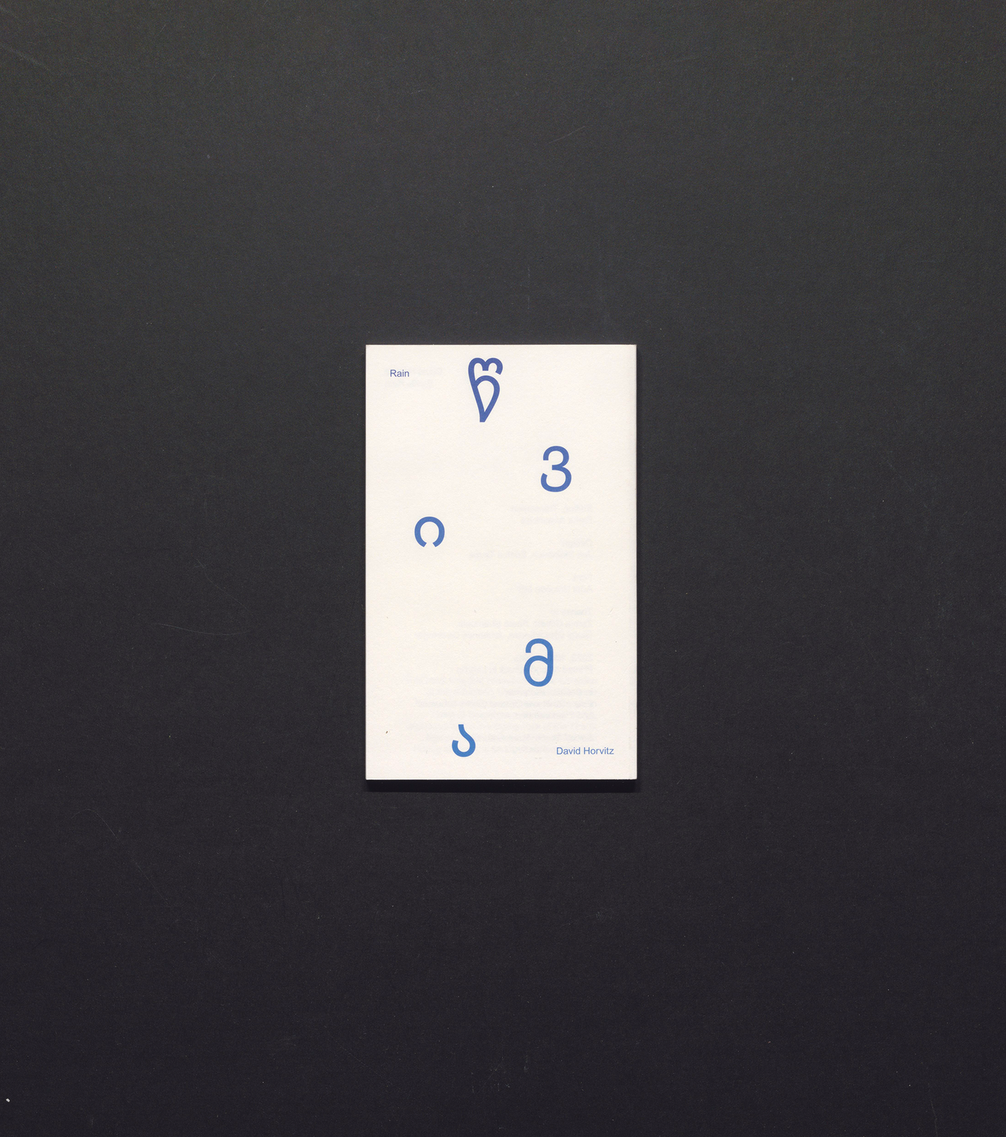 A heavy rain with thunder