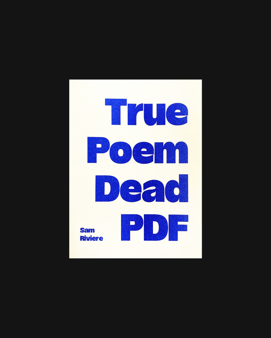 True Poem Dead PDF