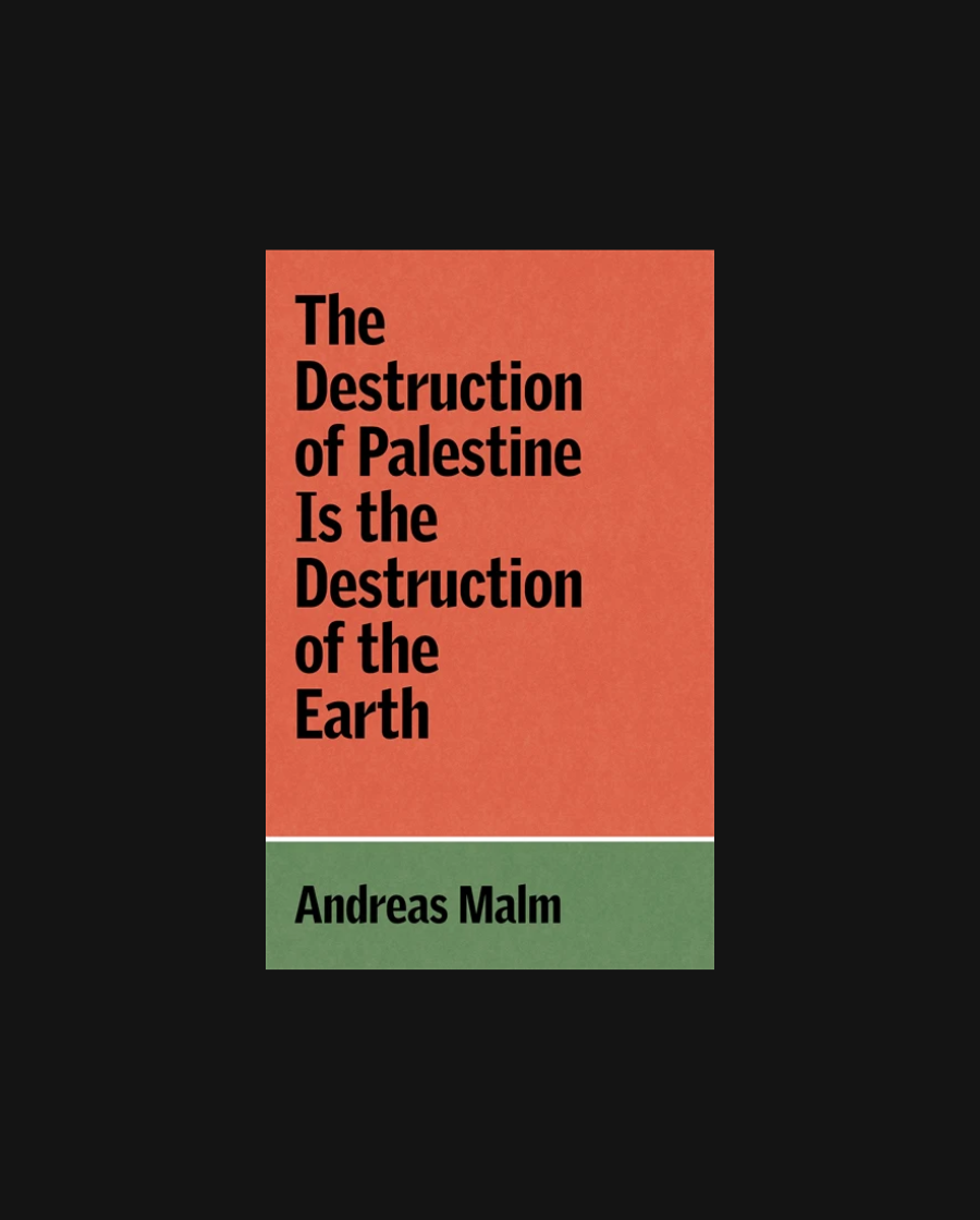 The Destruction of Palestine Is the Destruction of the Earth