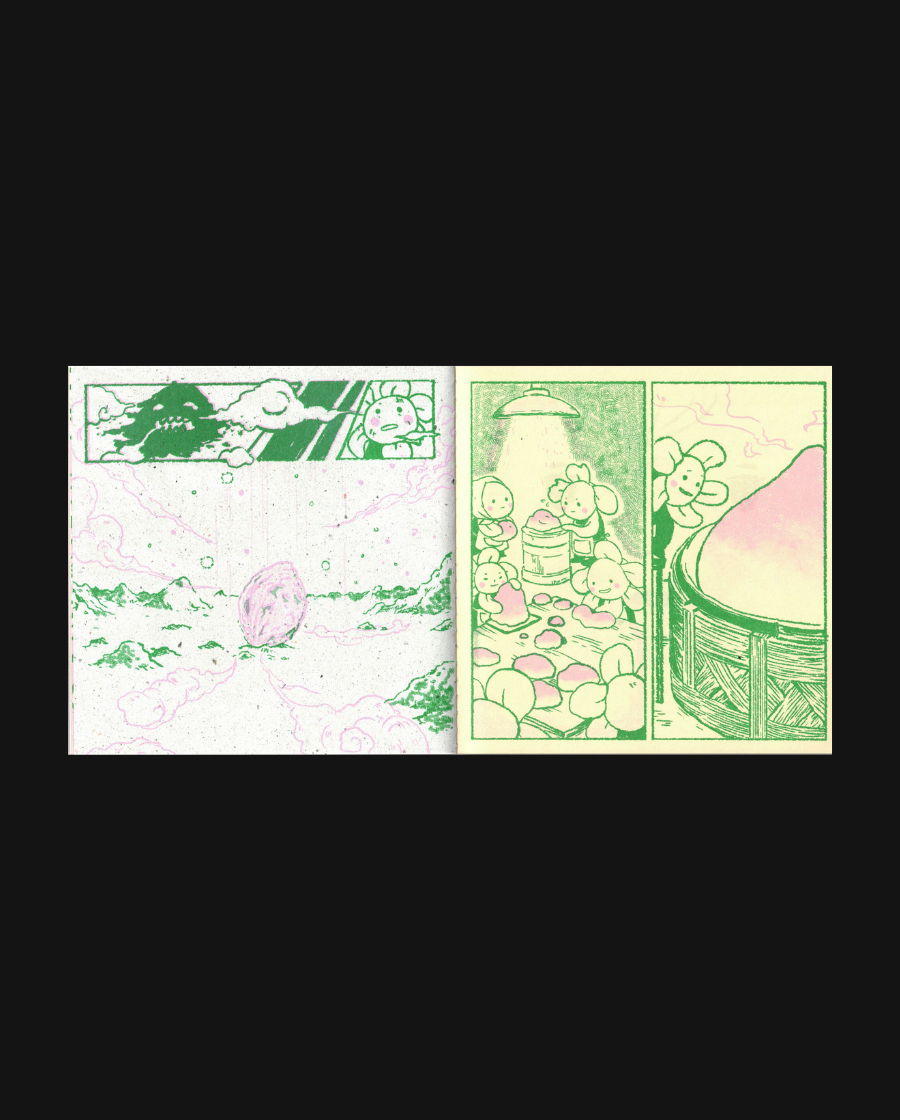 壽桃仙人 | Longevity Peach Immortal - Zine Comic Manga