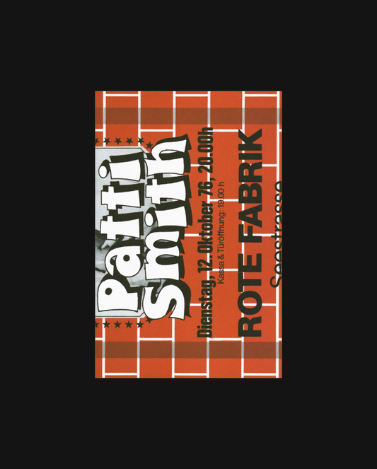 Patti Smith Group Live in Zurich, October 1976