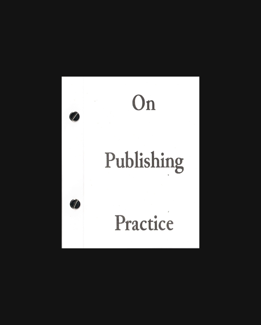 On Publishing Practice
