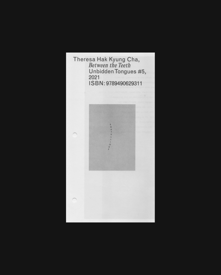 Unbidden Tongues #5: Between the Teeth