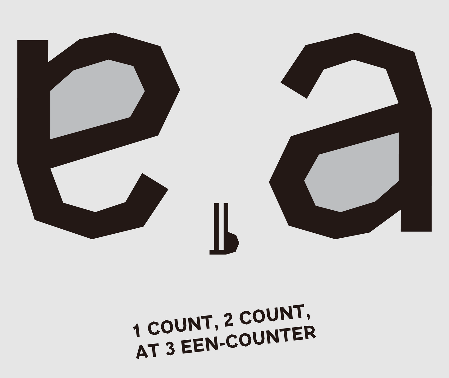 Typedesign Workshop - 1 Count, 2 Count, at 3 Een-counter