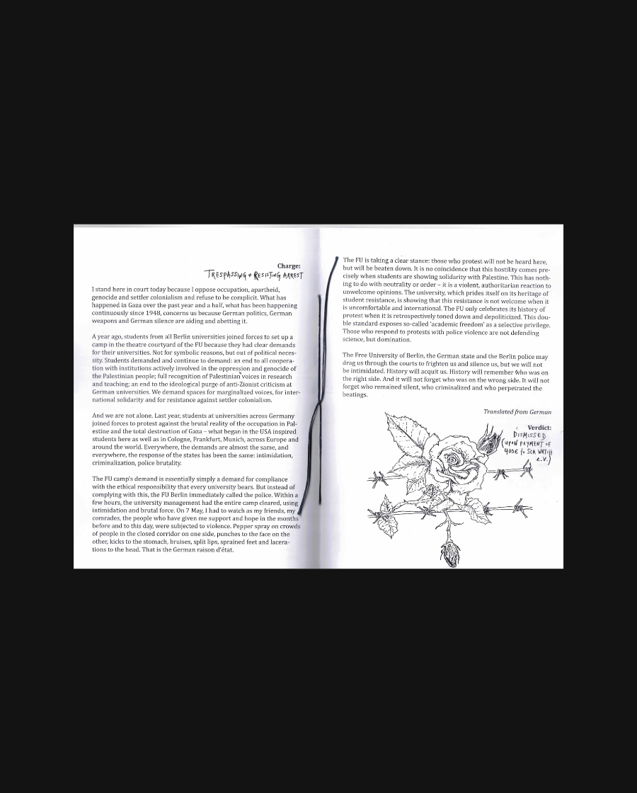 “We Have Chosen Life” Students’ Speeches for Palestine