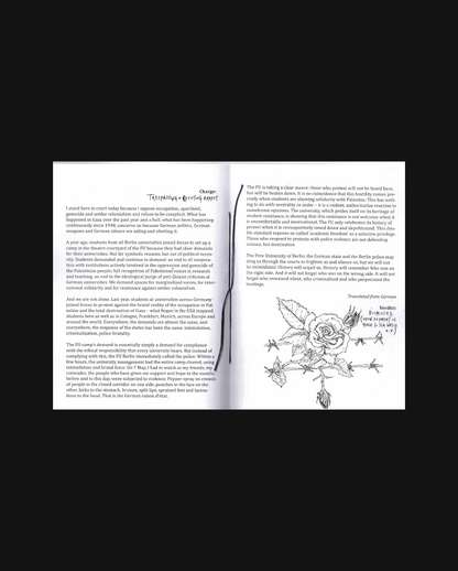 “We Have Chosen Life” Students’ Speeches for Palestine