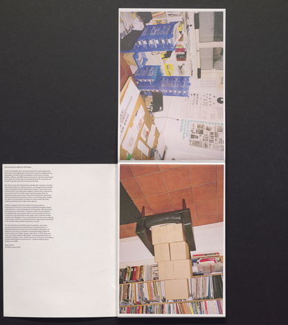 ROMA Publications #1–425 at Sitterwerk, St.Gallen