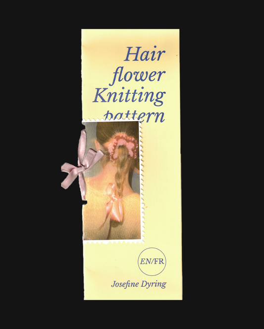 Hair flower Knitting pattern