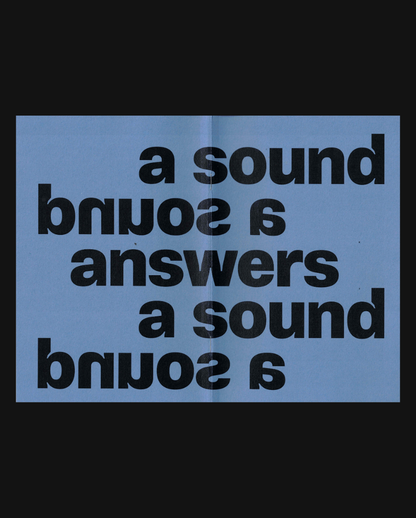 a sound answers a sound
