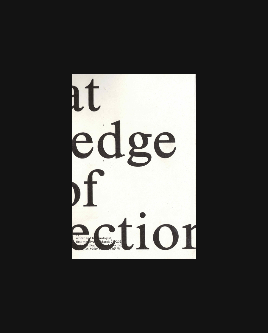 at the edge of connection